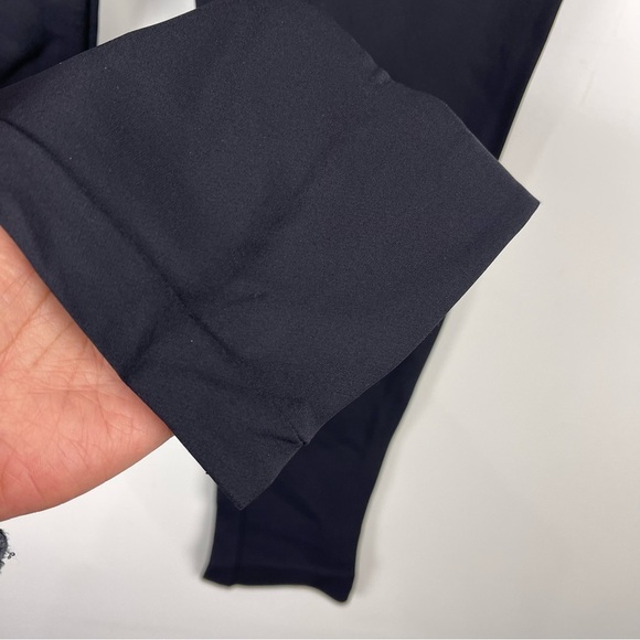 Theory Rayla Temptation Skinny Pants Low Rise Black Lamb Leather Women's Size 0 - Picture 5 of 9